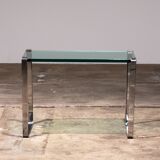 Peter Draenert Model 1022 Side table - Chrome & Glass, Germany 1960