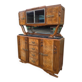 Art Deco sideboard in walnut and burl walnut
