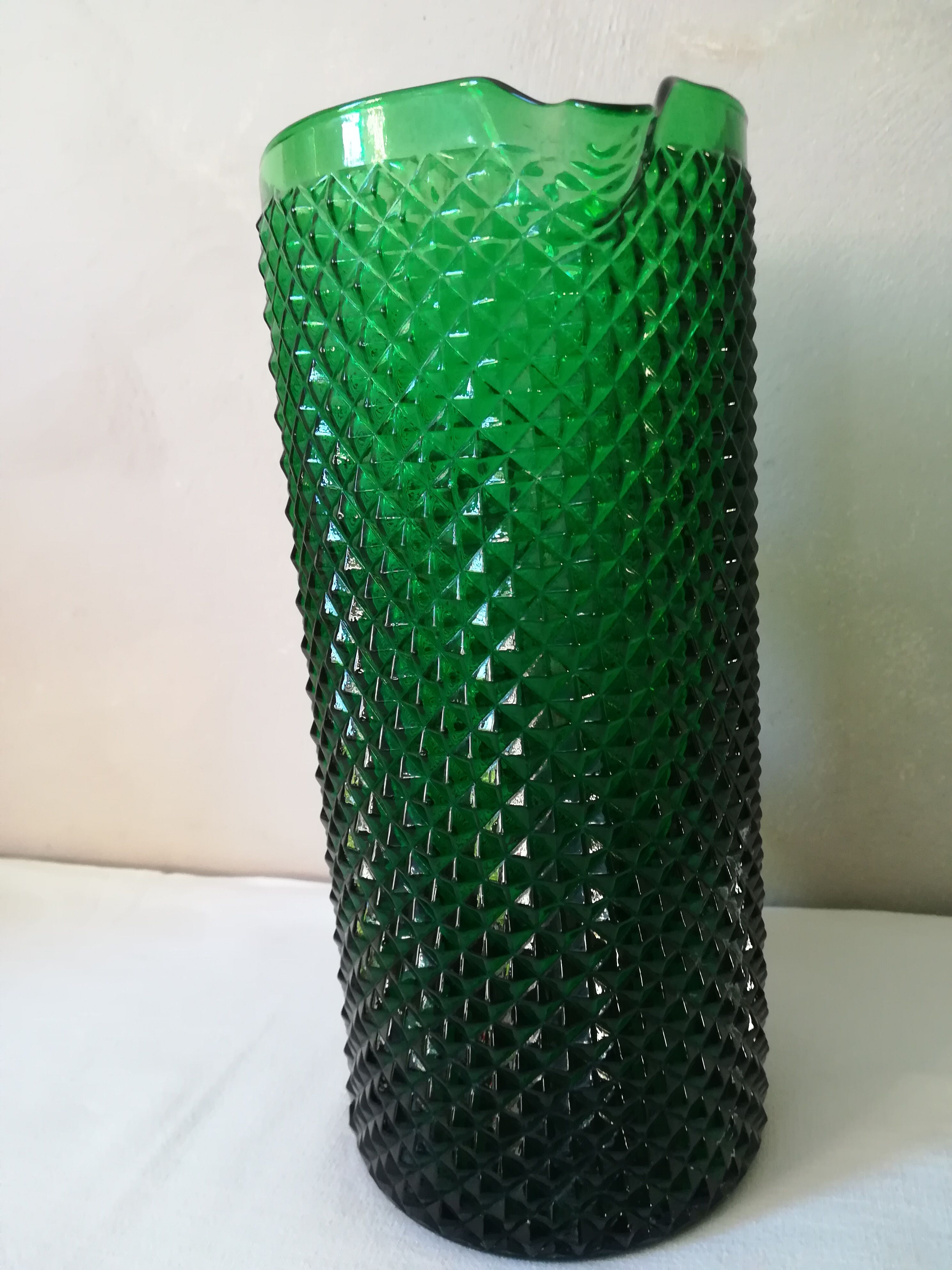Carafe pointes de diamants Empoli