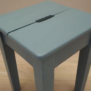 Tabouret en pin, design danois, années 1950, fabrication : Danemark