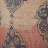 Vintage Turkish Oushak Rug Handwoven 86x482 cm