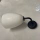 Black and white  Opaline Glass Sconces Set of 2