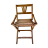 Foldable antique chair