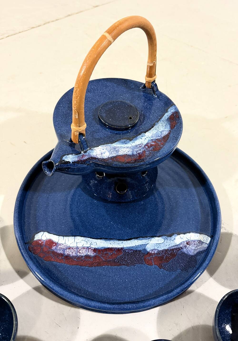 Pottery tea set Unica 1980’s