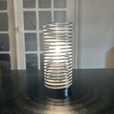 Chrome steel spring lamp
