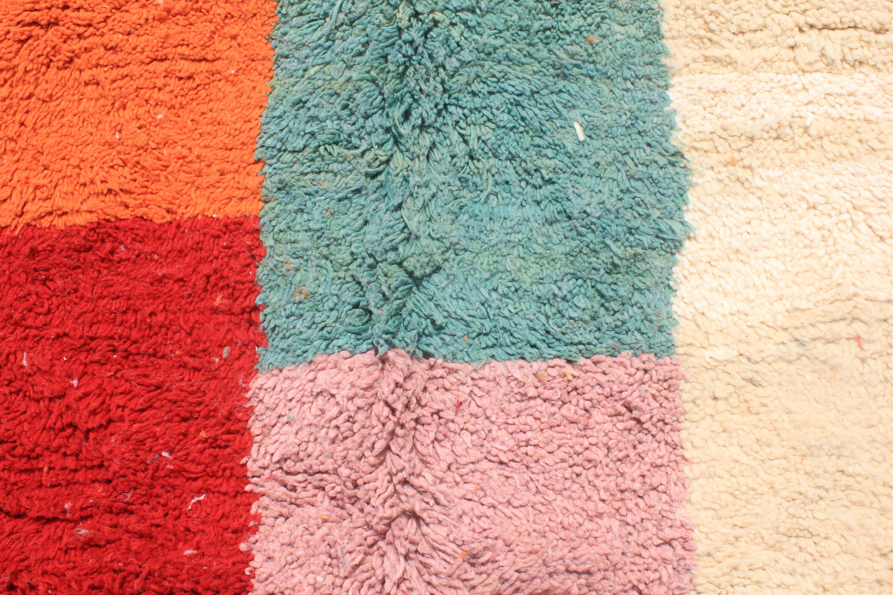 Handmade pure wool Moroccan rug 2.5x1.5 m