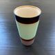 Petit vase scandinave à rayures
