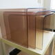 Tables gigognes en plexi signées Michel Dumas