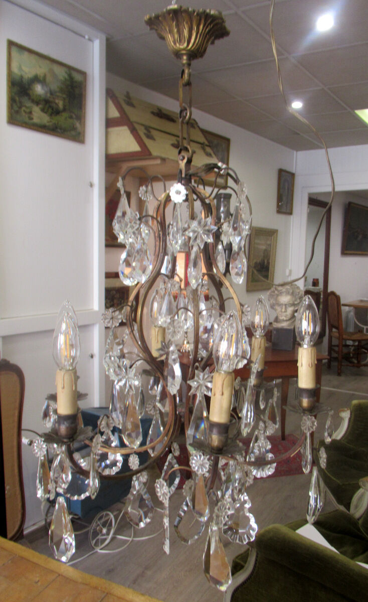 Chandelier with tassels