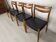 Series of 4 Scandinavian chairs