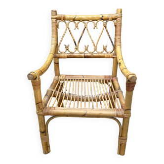 Rattan armchair