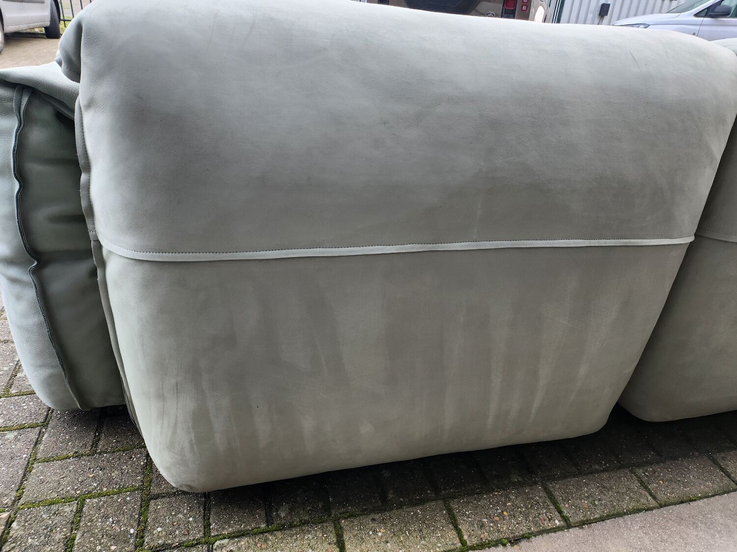 Baxter - Casablanca sofa in Nabuk Sage by Paola Navone