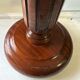 Antique mahogany pedestal in Empire style – side table / plant stand H 5
