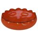 Glass bowl "Tango" in Art Deco style, bohemian orange colour, created by Michael Powolny for Loetz, 1914.