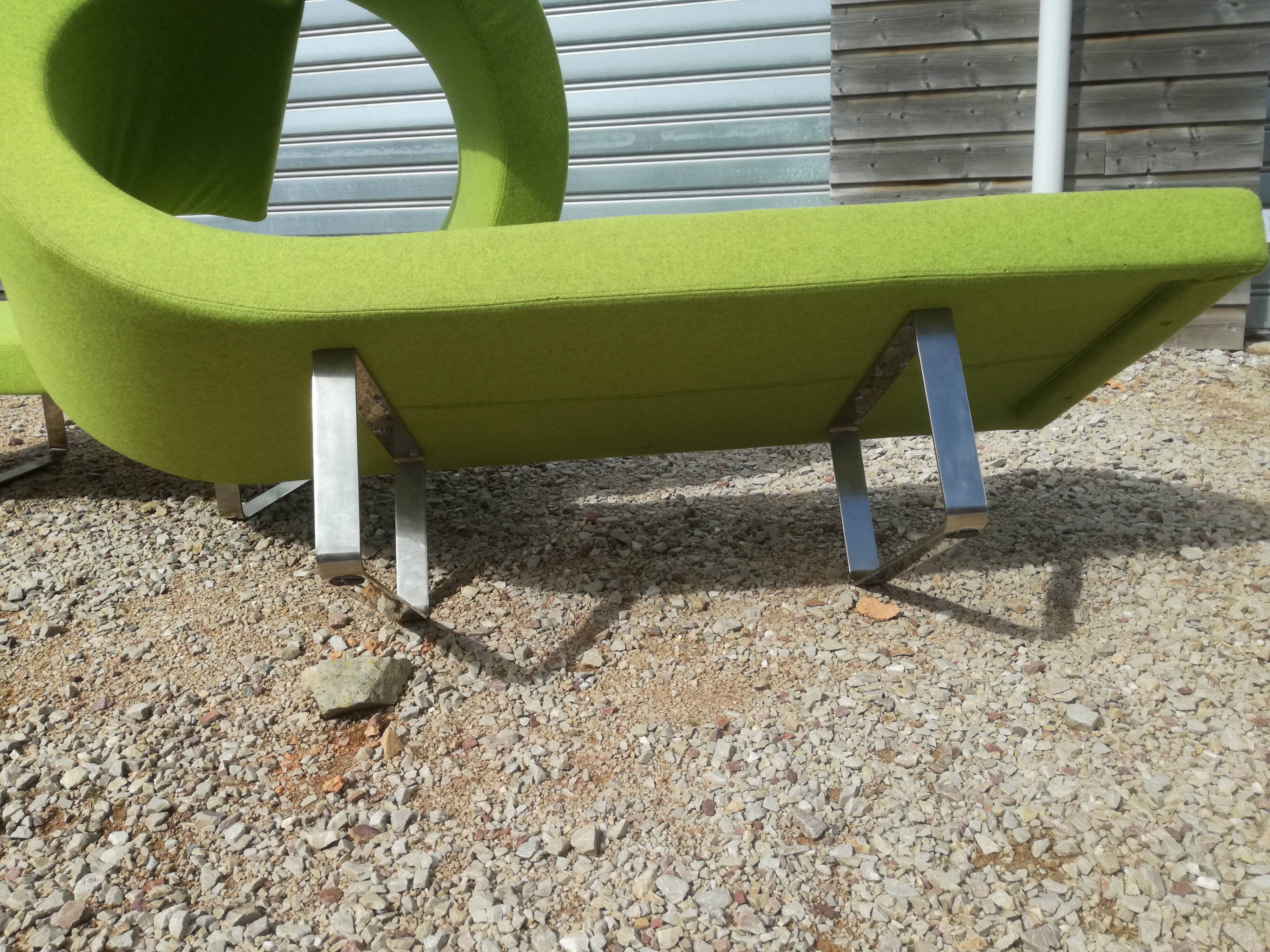 Bartoli sofa bench design highway 4 modules green Anis