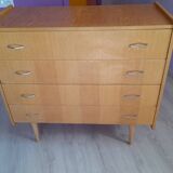 Vintage oak chest of drawers