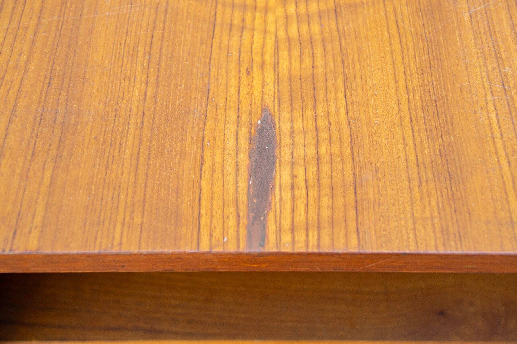 Wood and iron credenza by Leonardo Fiori for Isa, Bergamo, Italy, 1950s.