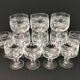 Set 12 verres d’Alsace cristal gravé vin et apéritif