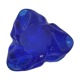 Murano ashtray royal blue glass paste