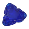 Murano ashtray royal blue glass paste