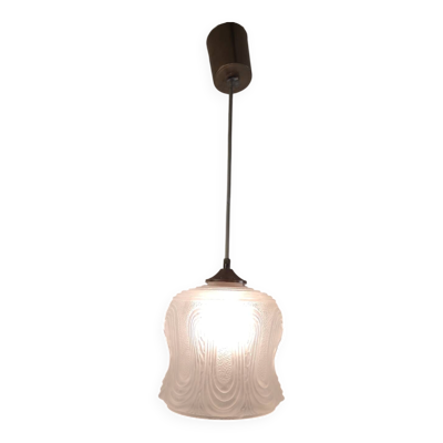 Lampe baladeuse Art-déco en pâte de verre - mid. XXeme