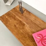 Solid oak coffee table, 1950s