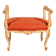Small Polychrome Wooden Bench - 19th Century
