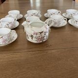 9 tea cups limoges