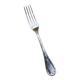 Christofle silver-plated fork, Rubans model