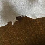 Old table set 12 napkins and tablecloth monogrammed AD