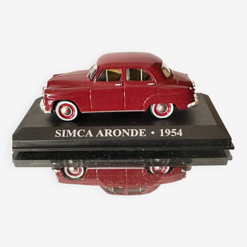 Altaya 1/43 simca around 1954 couleur bordeaux