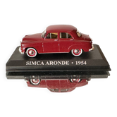 Altaya 1/43 simca around 1954 burgundy color
