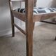 Restored brutalist style armchair