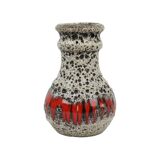 Fat Lava Design Vase West Germany Pottery Scheurich Lora 496-18