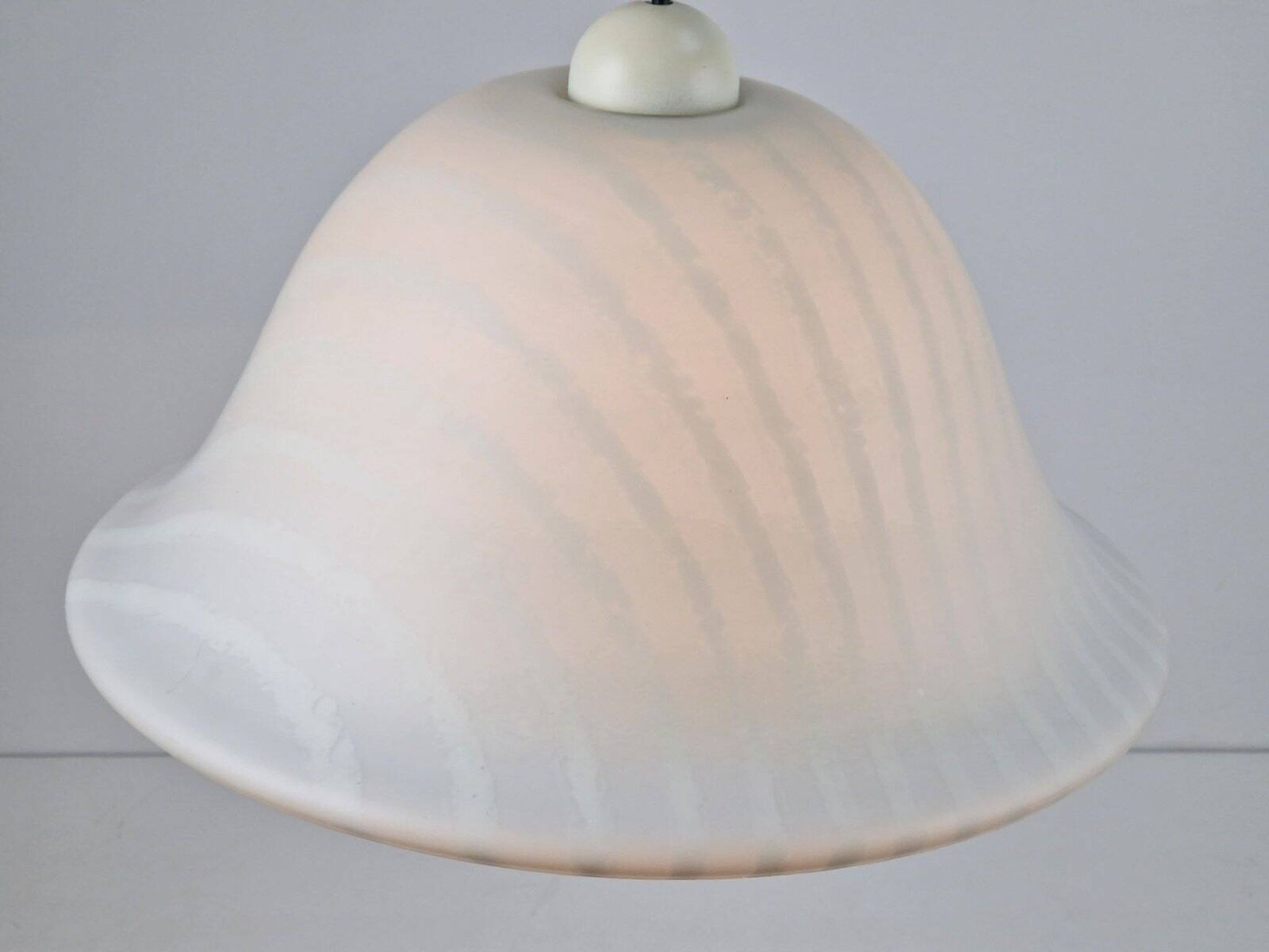 Vintage Pendant Zebra Lamp from Peill & Putzler, 1960s