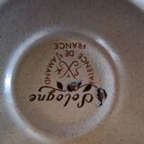 "Sologne" coffee service, glazed stoneware, St Amand earthenware