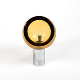 Wall lamps in chromed metal and glass by Archimède Séguso