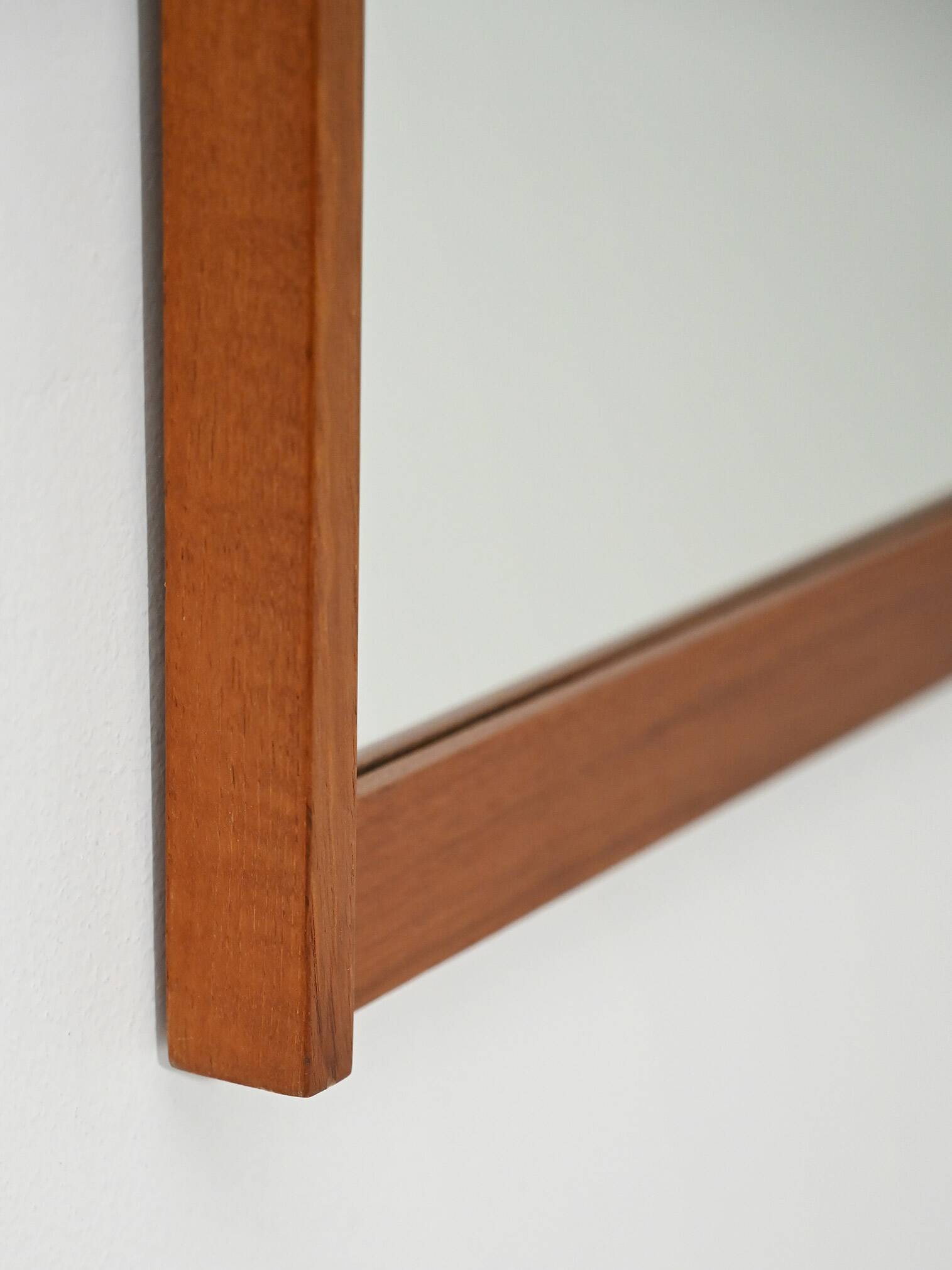 1960s Scandinavian teak mirror