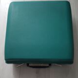 Studio 45 with his suitcase olivetti typewriter