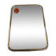 Ancien Miroir Barbier - 11x16cm