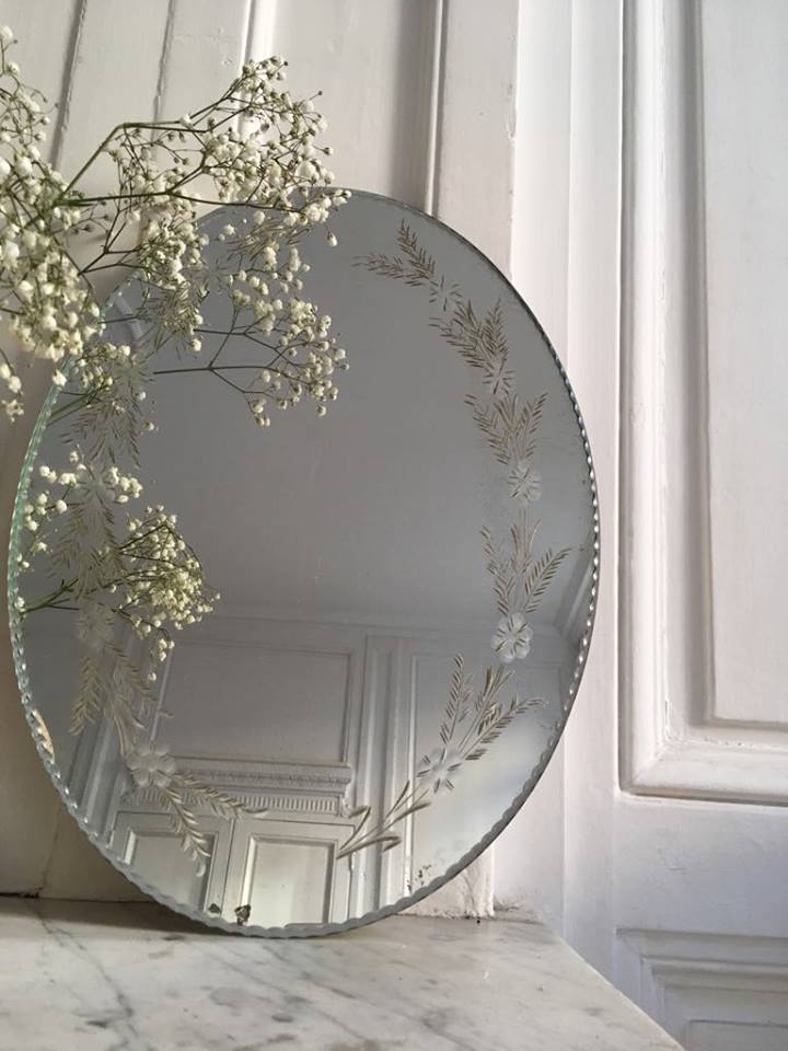 Art deco mirror, 30x42cm