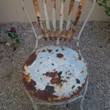 Set of 4 chairs in iron in its juice for the garden