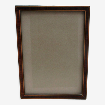 Wall frame, wood marquetry