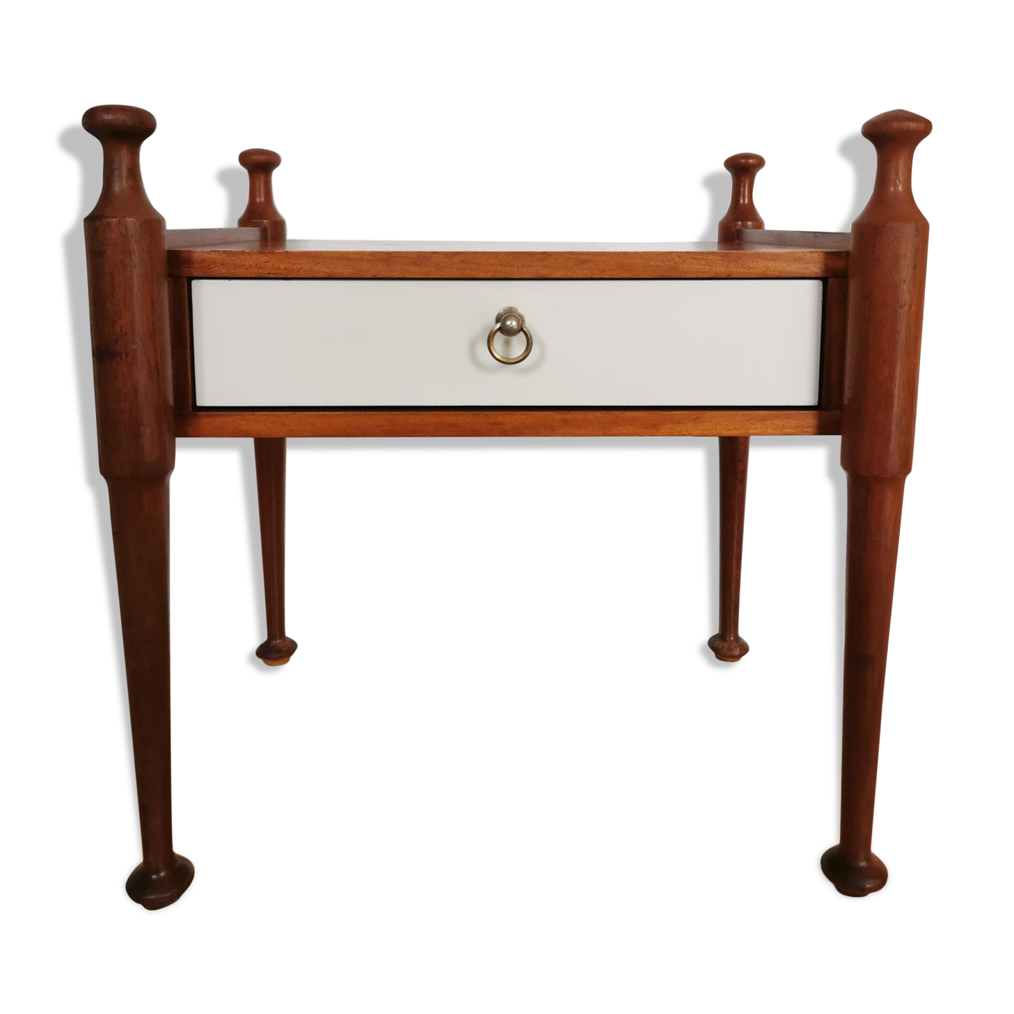 Vintage teak bedside published by Gautier France