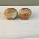 Vintage salt and pepper shaker in sandstone
