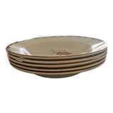 Montereau opaque porcelain plates