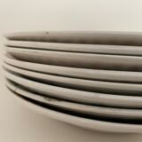 Lot de 8 assiettes creuses anciennes Orchies Nord
