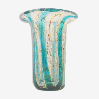 Vase en verre épais