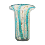 Thick glass vase vintage Scandinavian design