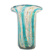 Thick glass vase vintage Scandinavian design